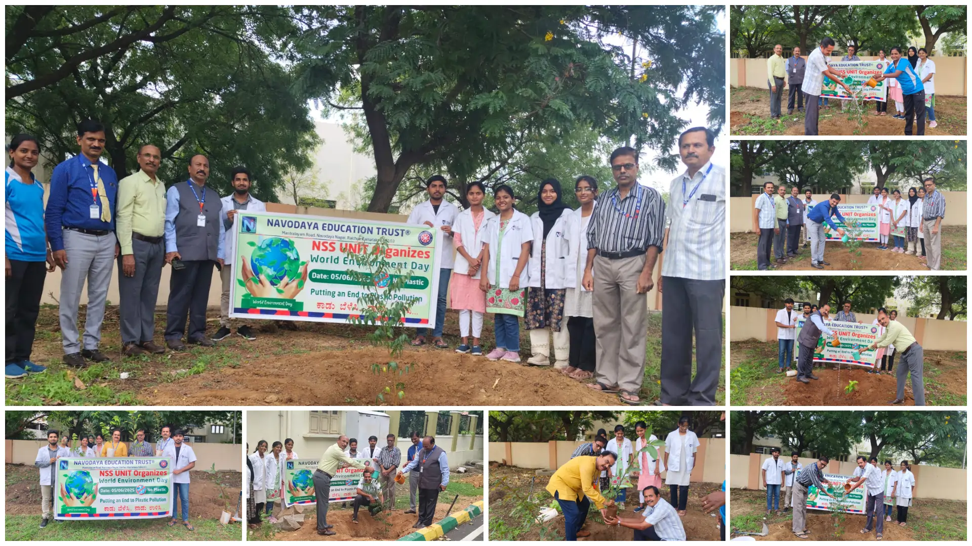 NSS Unit at Navodaya Education Trust Organizes World Environment Day 2025 – No to Plastic Pollution