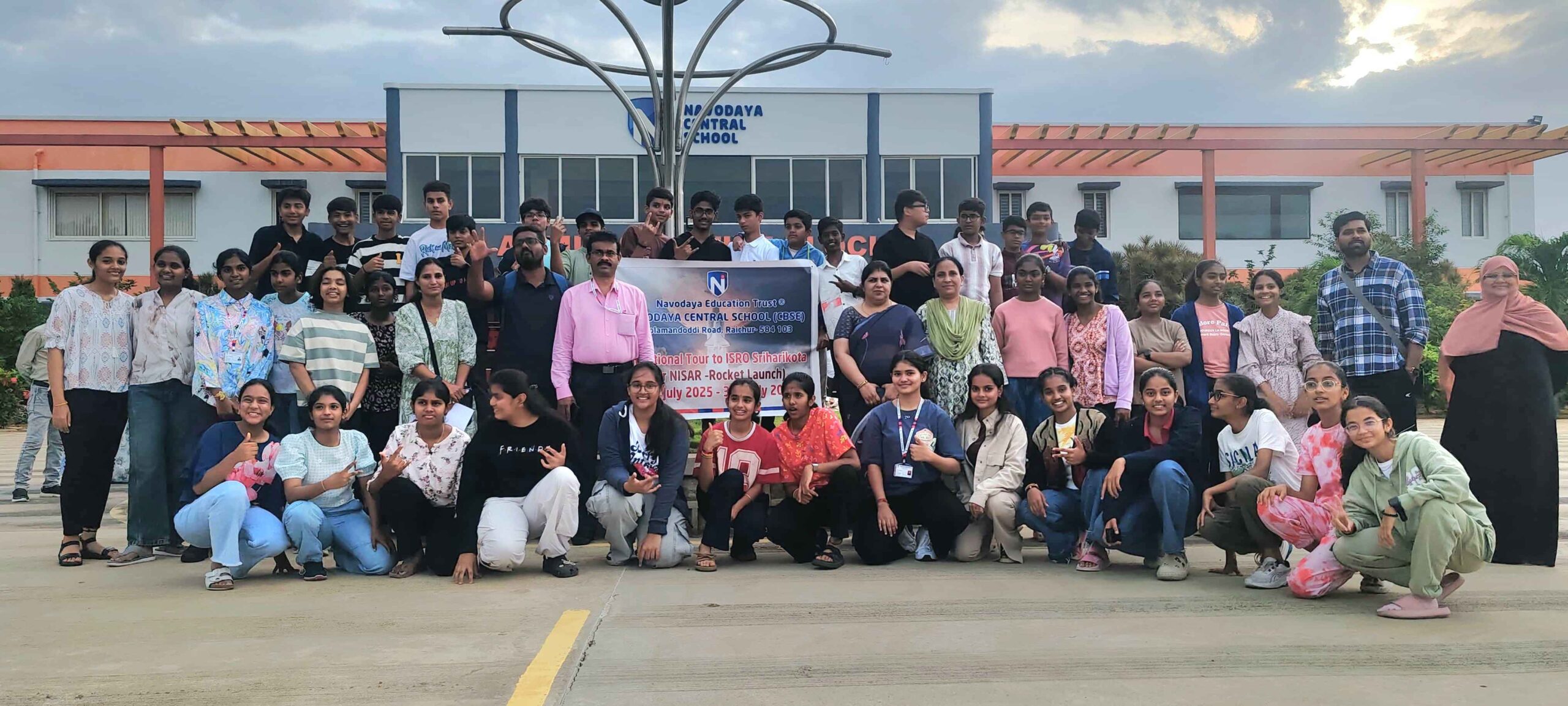 Navodaya Central School Students to Witness Historic NISAR Satellite Launch at ISRO Sriharikota