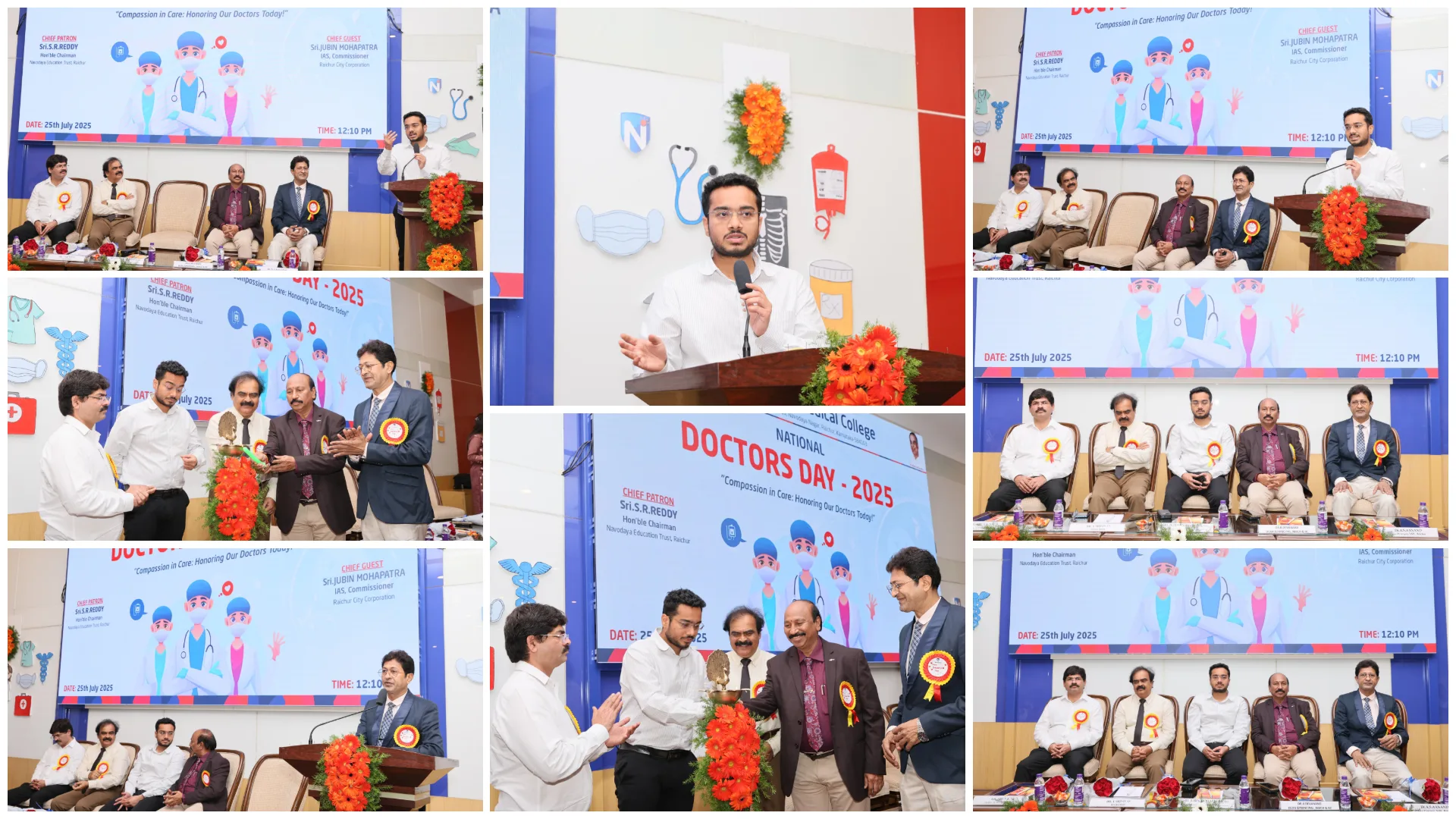 National Doctor’s Day Celebrated at Navodaya Medical College with Great Fervor