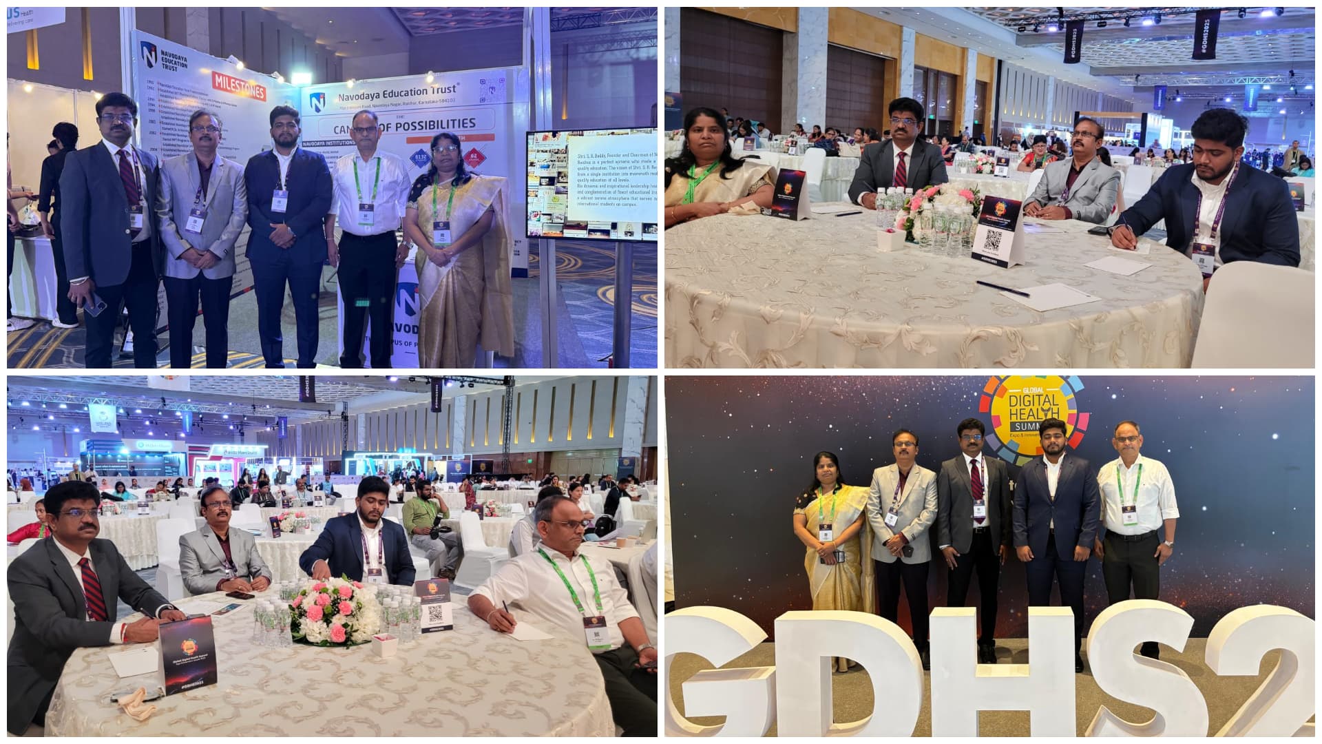 Day 2: Navodaya Delegates Participate in Global Digital Health Summit 2025 | Jio World Convention Centre, Mumbai
