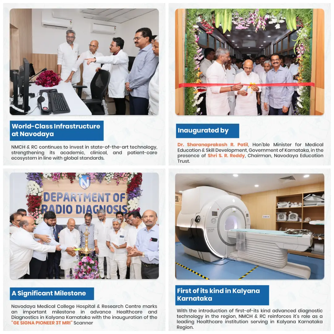 Navodaya Medical College Hospital inaugurates Kalyana Karnataka’s first 3 Tesla MRI Scanner