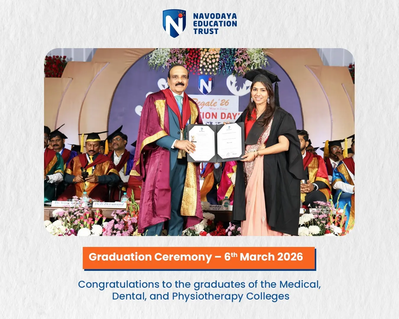 Navodaya Education Trust Graduation Ceremony 2026 – 311 Students Receive Degrees